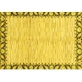 thumbnail image 1 of Ahgly Company Indoor Rectangle Abstract Yellow Modern Area Rugs, 8' x 12', 1 of 4