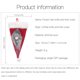 thumbnail image 2 of Bolsa de tenedor de vajilla temática navideña Tenedor Cuchara Bolsa de almacenamiento de tela no tejida Decoración de mesa, Rojo 6 piezas Monstrate HA000295-03B, 2 of 7