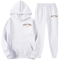thumbnail image 1 of Men's 2 Piece Athletic Sweatsuit - Jogging Sweatshirt Sweatpants Set, Comfortable Soft Fabric, Athletic Design, Perfect for Workouts, Jogging Casual Wear, 1 of 4