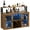 Brown, variant on Wine Bar Cabinet, Farmhouse Liquor Cabinet with Led Light and Power Outlets, Bar Cabinet for Home with Wine Racks and Glass Holder for Kitchen, Dining Room, Living Room