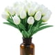 thumbnail image 1 of 15 tulipanes artificiales de seda de tacto real para decoración del hogar, Día de la Madre, primavera, boda, ramos, arreglos florales., 1 of 7