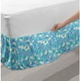 thumbnail image 2 of Geometric Bed Skirt, Drop-Shaped Curls and Half Circles Geometric Forms Contemporary Mosaic Pattern, Elastic Bedskirt Dust Ruffle Wrap Around for Bedding Decor, 4 Sizes, Multicolor, by Ambesonne, 2 of 2