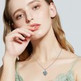 thumbnail image 7 of Cuoka Heart Locket Necklace 925 Sterling Silver That Can Hold 2 Pictures Celtic Knot Pendant Necklaces for Women Mom Wife Memorial Jewelry Birthday Christmas Valentine's Day Gifts, 7 of 7