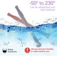 thumbnail image 2 of Tubos Huecos Para Mordedor, Juguete De Pajita Para Masticar Para Niños Pequeños Juguetes De Silicona Para La Dentición Para Bebés De 3 A 12 Meses Sin Bpa / Congelable / Apto Para Lavavajillas Y Refrigerador ER, 2 of 5