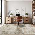 thumbnail image 3 of Alfombra Area Tosuoka de 152 x 213 cm, lavable, antideslizante, color beige, 3 of 9