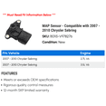 thumbnail image 2 of MAP Sensor - Compatible with 2007 - 2010 Chrysler Sebring 2008 2009, 2 of 2
