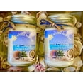 thumbnail image 2 of Soy Scented Candles | Handmade & Highly Aromatic Candles Burns Upto 85 Hours in Glass Jar - Perfect for Home Decor, Wedding, Birthday, Dinner (Pina Colada, 16 oz), 2 of 2