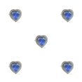 thumbnail image 3 of Anillos de humor temperatura de Color cambiable sensación de emoción Navidad cumpleaños fiesta favores para mujeres gran corazón rhinestone gran corazón de diamantes de imitación 5piezas Jumpingount CBP230888, 3 of 6