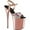 Rose Gold Hologram/Rose Gold Chrome Synthetic, variant on Women's Pleaser Flamingo 809HG Ankle Strap Sandal