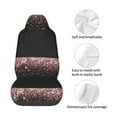 thumbnail image 3 of Lsque Rose Gold Glitter1 Pattern Car Seat Covers for Front Seats , Waterproof Seat Covers for Cars, Sporty Front Seat Covers,Car Seat Cover Protector Front Seats, 3 of 5