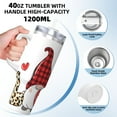 thumbnail image 3 of Daiia Love Gnomes Printed 40 oz Tumbler with Handle,Ice Bully Insulated Tumbler 2 in 1 Lid Insulated Water Bottle Stainless Steel Travel Coffee Mug, 3 of 8