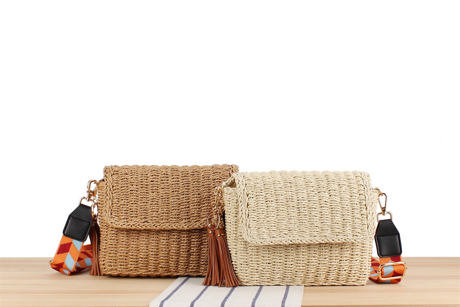 Straw Bag Straw Purses for Women Summer Clutch Crossbody Shoulder Bags for Women