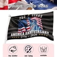 thumbnail image 6 of 250 Years America Garden Flag, 12 x 18 Inch 250th Anniversary USA Patriotic Double-Sided Flag, One Nation Under God 1776-2026 Commemorative Banner for Outdoor Decorations, 6 of 10