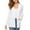 White, variant on Lilgiuy Women Cardigan Up Casual Solid Color Long Sleeve Hoodeless Top，Pink,12 Fall Fashion 2022 Spring Winter