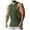#107 Army Green, variant on Men's Cut Off Shirts Muscular Cut Open Sides Bodybuilding Tank Top Gym Workout T-Shirt Army Green M