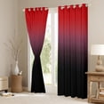 thumbnail image 3 of Red and Black Curtains for Bedroom,Rainbow Ombre 30%-50% Blackout Curtains Aesthetic Living Room Decor,Gradient Colorful Curtains & Drapes Abstract Window Curtain 2 Panels 38"Wx45"L, 3 of 6