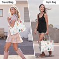 thumbnail image 6 of Large Capacity Tote Bag,White Christmas Tree Pattern Handbag Fashion Luxury Tote Bag,15.7"x13"x 5.1" Inches,Laptop Compatible, 6 of 6