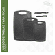 thumbnail image 3 of Kit 3 Tablas Picar Cortar 3 Tamaños Resistente Cocina Xtellar Color Negro, 3 of 3