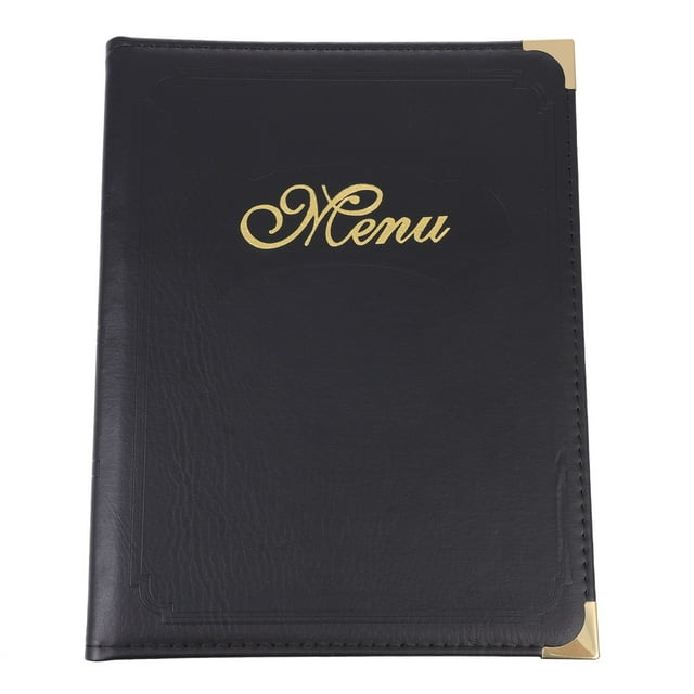 MasteelfCA 1 Pce Livre de Menu Pratique Dossier de Prix de Repas Livre de Menu de Restaurant Livre de Commande de Menu