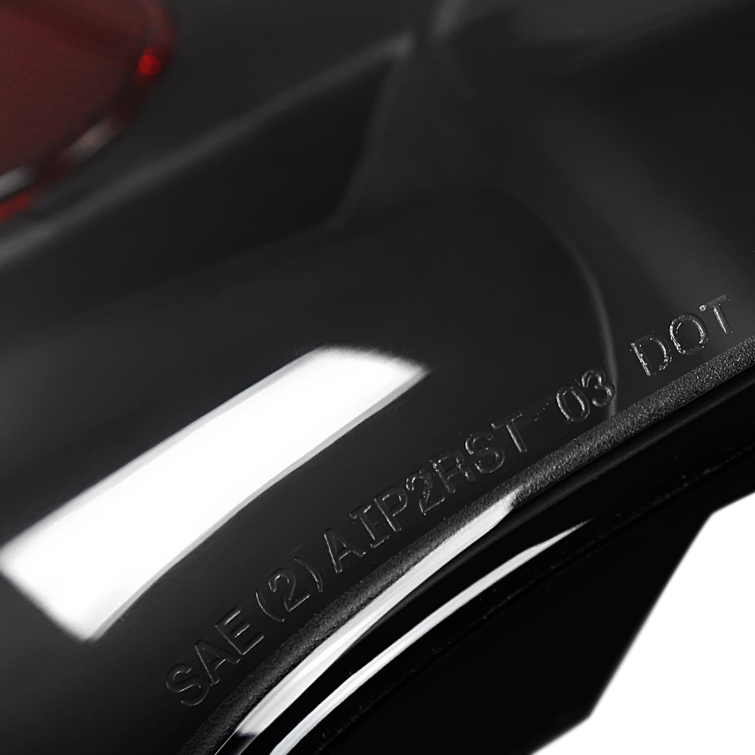 Spec-D Tuning Black Tail Lights Compatible with 2003-2006 Ford Expedition, Left + Right Pair Assembly