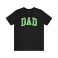 thumbnail image 2 of Dad Green Checkered Short Sleeve Tee, Father's Day Gifts, Men T-shirts, 2 of 4