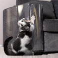 thumbnail image 1 of Protectores de muebles para sofás y puertas, protectores transparentes para sofás que evitan los arañazos de los gatos, cintas protectoras antiarañazos para disuadir a los gatos de arañazos de alta, 1 of 5