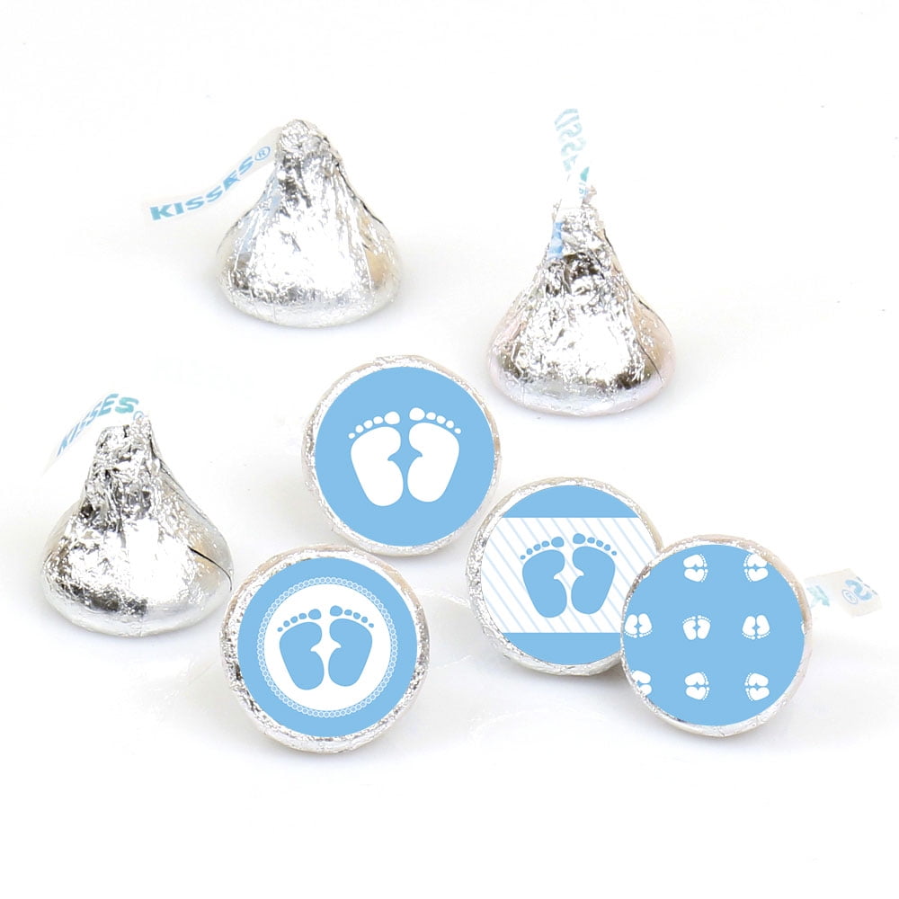 blue candy for baby shower favors