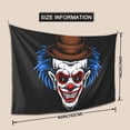 thumbnail image 3 of DouZhe Funny Blue Hair Clown Tapestry Wall Hanging Tapestries Dorm Room Home Decor, 60" x 40", 3 of 7
