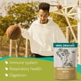 thumbnail image 3 of Organic Marshmallow Root Tea (10oz.) - Dried Marshmellow Root Herb (Althaea Officinalis) - Natural Alternative That Helps with Throat Coat, Cough, Gut Lining, 3 of 8