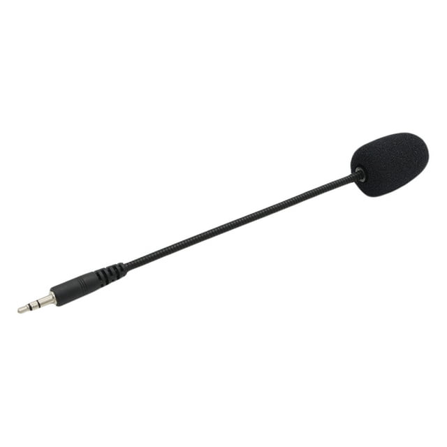 Trayknick Universal 3.5mm Plug External Headset Microphone Mic for Mobile Phone PC Laptop