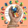 thumbnail image 2 of Brain Teaser Puzzles For Kids Teens And Adults 12pcs,mind Game Puzzle Set, 3d Plastic Unlock Interlock Toy, Desk Toys For Office For Adults,suitable F, 2 of 5