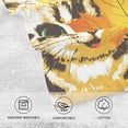 thumbnail image 4 of SKYSONIC Cute Cat Leaves Patterned Hand Towels 2 PCS, Cotton Bath Towel for Drying Face Hands Body ,Absorbent Lightweight Towels for Bathroom Ktichen Travel Gym, 16"x28", 4 of 7