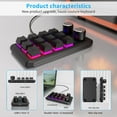 thumbnail image 3 of RGB Keyboard Hot Swap DIY Mechanical Keypad Dual Type-C Interface for PS Drawing, 3 of 9