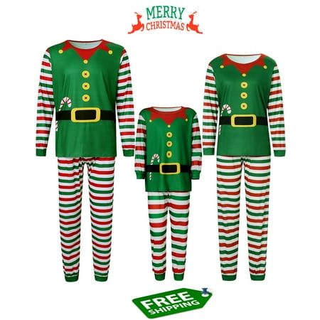 

Christmas Pajamas For Family - Family Christmas Pjs Matching Sets Green