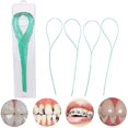 thumbnail image 2 of 50 piezas de enhebradores de hilo dental, soporte para dientes entre aparatos de ortodoncia, puente Hilo, 2 of 4