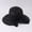 Black, variant on CHENge Women's Korean Style Wide Brim Straw Sun Hat Floppy Beach Cap for Summer Outdoor