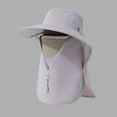 thumbnail image 3 of Summer Sun Wide Brim Hat With Cape For Women Large Visors for Women Convertible Hats for Women Womens Outdoor Hats Camping Hats for Women Visor for Women Hair Visor for Women Pool Hat Men Camping Hat, 3 of 3