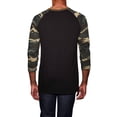 thumbnail image 2 of Victorious Men's Baseball Raglan T-Shirt 3/4 Sleeves Jersey, 2 of 4