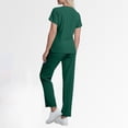 thumbnail image 4 of Hearthz Athletic Scrub Set for Women Stretch Scrub Top & Jogger Pants Scrub Set for Women, 4 of 6