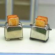 Aofa Doll House Miniature Mini Bread Toaster Maker Model DIY Kitchen Accessories