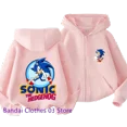 thumbnail image 2 of Sudadera con capucha y cremallera para niños con estampado de dibujos animados de Sonic Lightning, sudadera de manga larga para otoño/invierno, chaqueta informal para niños de 2 a 12 años y niñas, 2 of 5