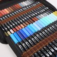 thumbnail image 5 of Juego de rotuladores de doble pincel, 120 colores, rotuladores de punta de fieltro, rotuladores de pincel grueso y fino para niños y adultos, rotuladores para bullet journal, letras a mano, manga,, 5 of 5