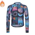 thumbnail image 3 of Pas Tko Gobikful Winter Fleece Team Pro Cycling Jacket Jersey Hombre Mujer Manga Larga Bicicleta Carretera MTB Bike Ropa Abrigada, 3 of 4
