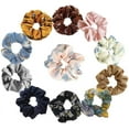 thumbnail image 2 of 12 Pcs Chiffon Flower Hair Scrunchies Elastic Hair Bands Bobbles Ponytail Holder Hairbands Hair Ties for Women and Girls, 2 of 6