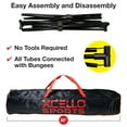 thumbnail image 6 of Xcello Sports Complete Badminton Sets for Backyard, Includes 17-foot Foldable Badminton Net, 4 Badminton Rackets, 6 Badminton Shuttlecocks and Carry Bag, 6 of 6
