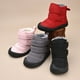 thumbnail image 3 of Botas de nieve para niños con forro polar de invierno, zapatos casuales de algodón, botas de algodón con suela suave y cálida para niños y niñas, 3 of 6