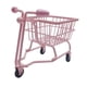 thumbnail image 2 of Mini carrito de compras, mini cesta de almacenamiento, modelo de carrito, lindo accesorio de fotografía. rosa, 2 of 9