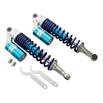 GZYF Pair Motorcycle 375mm Rear Shock Absorbers Universal Fits Honda Suzuki Yamaha Kawasaki ATV Go Kart Quad Dirt Sport Bikes