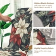 thumbnail image 5 of Yayeee 2 Pack Dining Chair Covers Stretch Parson Chairs Slipcovers Seat Protector, White Christmas Leaves, 5 of 6