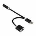 thumbnail image 2 of Headphone Adapter Connector AUX Audio Jack Stereo Car Charger 3.5mm Dongle Headphone Connector Adapter 2 in 1 for 7/7 Plus, 2 of 7